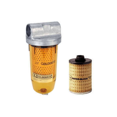 Goldenrod Water Block Fuel Filter | Fuel Dump