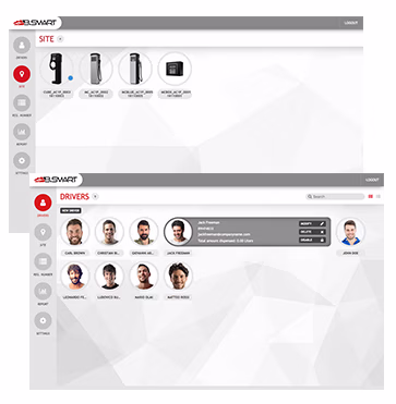 B Smart Dispensers Drivers Screen